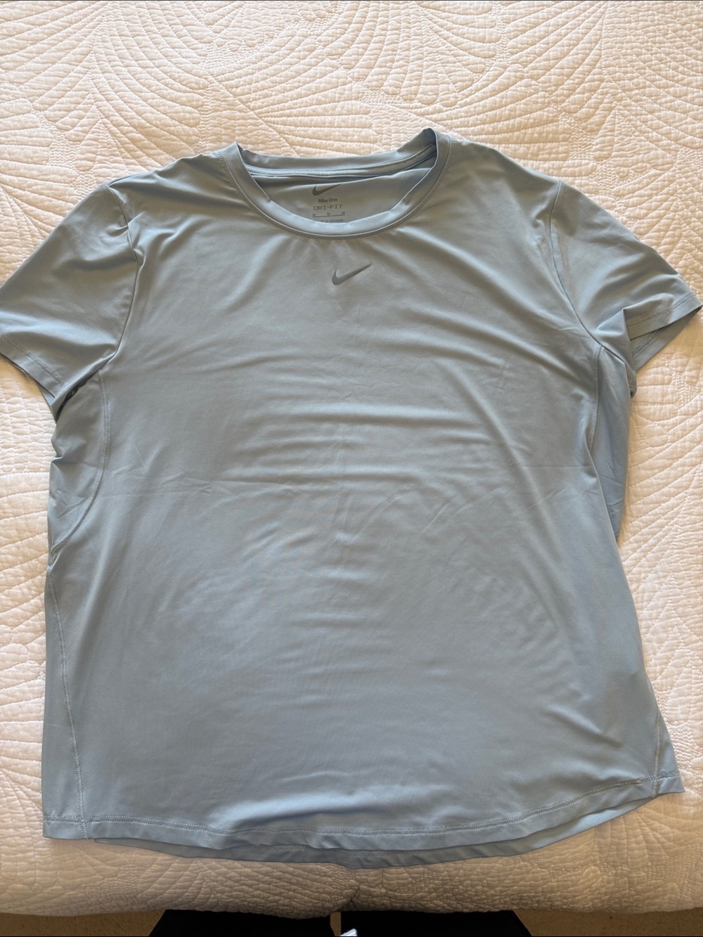 Nike Women’s Light Blue Performance Crew Neck Tee